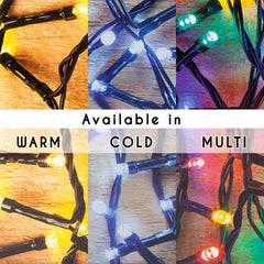 Christmas Lights Coloured 600 LED 30M - Festive Bright String Xmas Tree 07FC0E-D4 - KOEEK