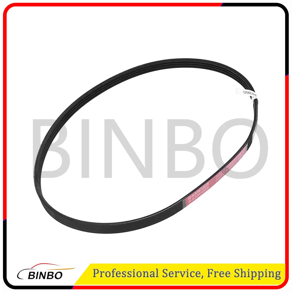 11287512762 Engine Belt 2004 for BMW E39 520i M54 525i 530i E46 325Ci 320Ci M54 07FC0E-D4 - KOEEK