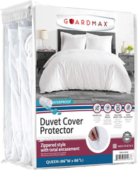 Waterproof down comforter cover - knitted fabric with zipper closure