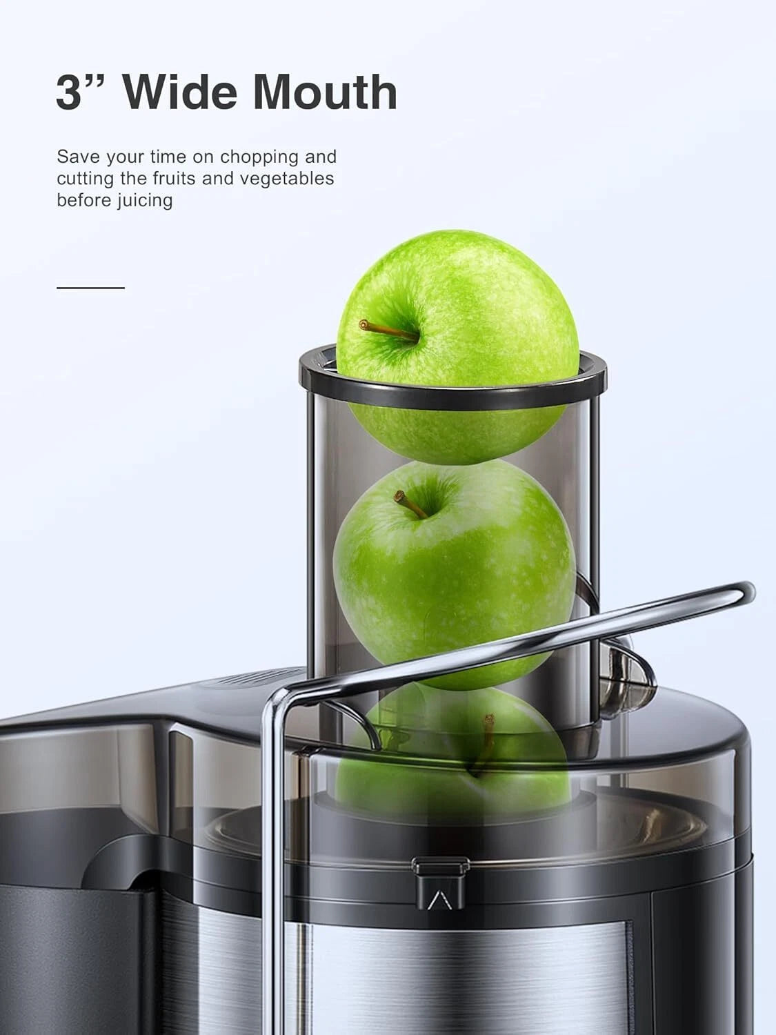 Juice Extractor, 800 Watt Centrifugal Juice Extractor, Stainless Steel, BPA-Free 07FC0E-D4 - KOEEK