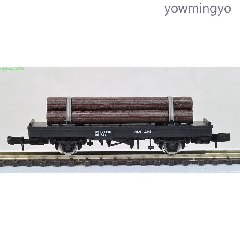 1/160 N Scale Gauge Jnr Chi1 Type Lumber Flatbed Mini Freight Wagon Railway Car 07FC0E-D4 - KOEEK