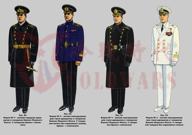 Replica Soviet Navy M69 Winter Black 12-Button Woolen Overcoat Cold Resistant 07FC0E-D4 - KOEEK