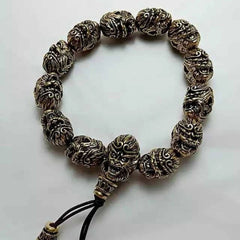 21mm Brass Vintage Bracelet Qi Tian Da Sheng Art Handcrafted Jewelry 07FC0E-D4 - KOEEK