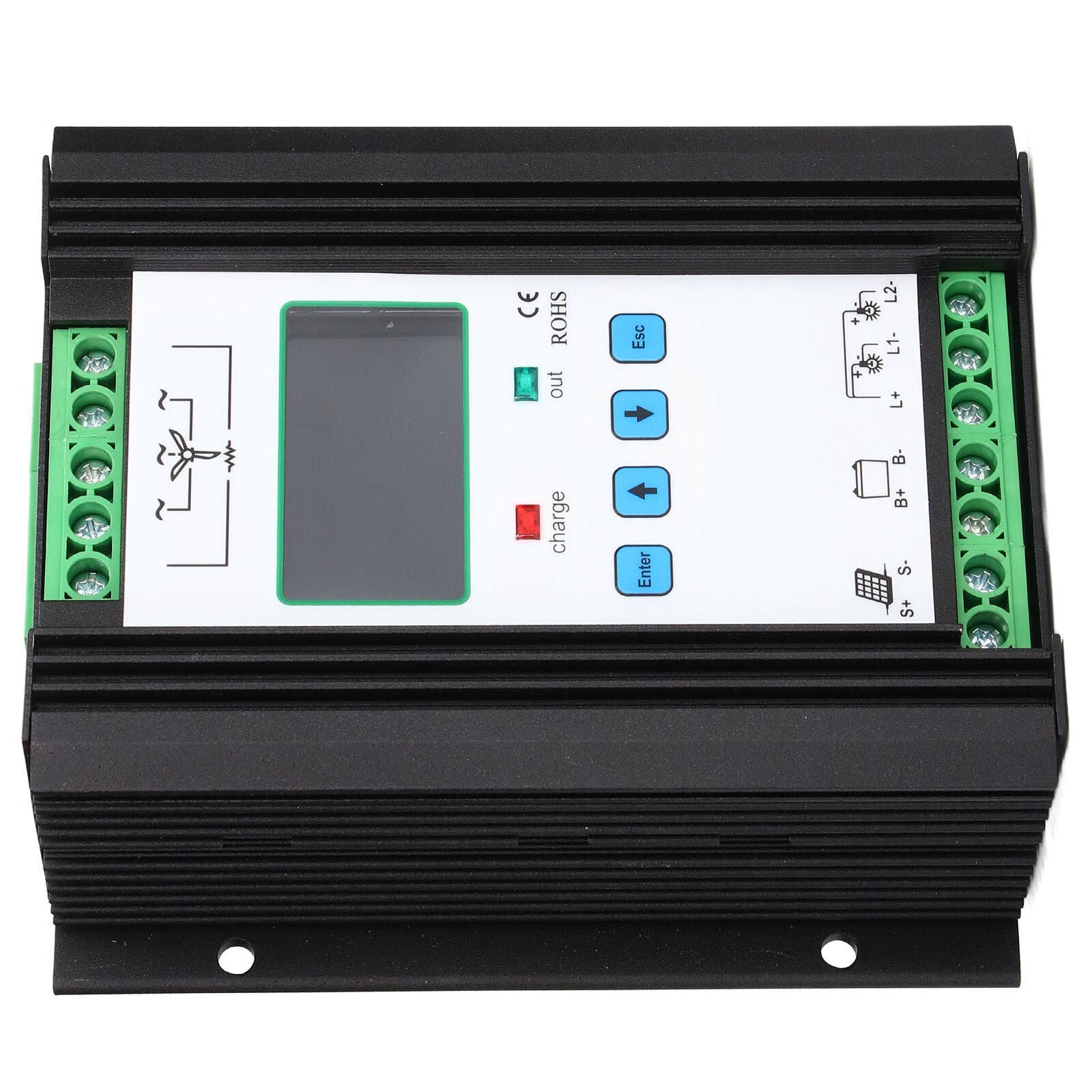 new Wind Solar Hybrid Controller Intelligent Control Wind Solar Regulator 12V 24V koeek - KOEEK