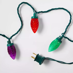 Wondershop 80ct LED C9 Faceted Christmas String Lights Multicolor WONDERSHOP - KOEEK