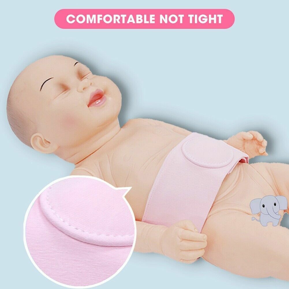 new Umbilical Hernia Belt Baby Belly Button Band Infant born Belly Care Band Wrap koeek - KOEEK