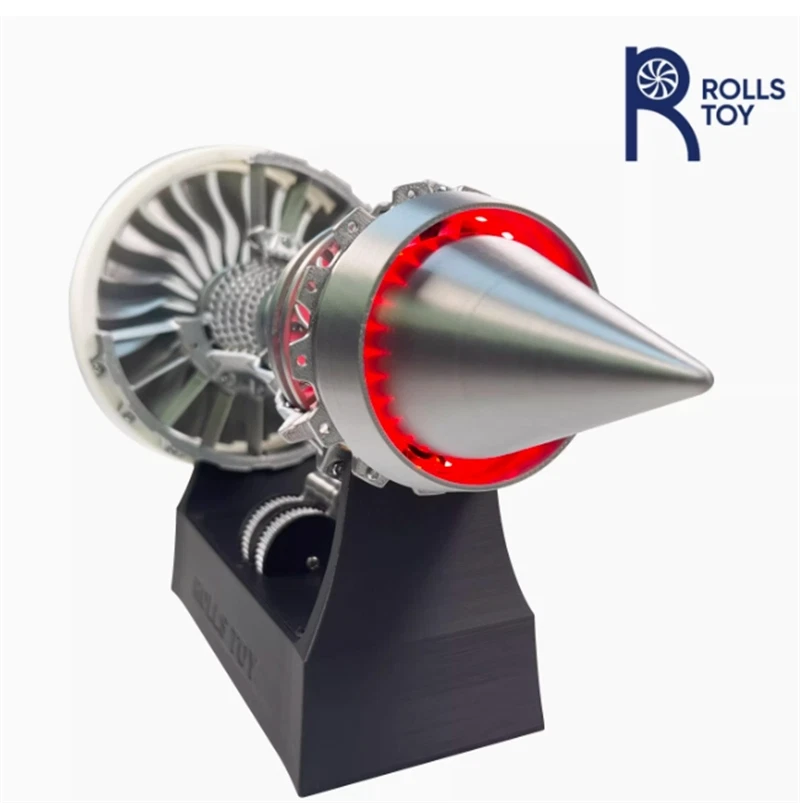 Trent 900 Engine Turbofan Blades Silver White Aircraft Engine Electric Model 07FC0E-D4 - KOEEK