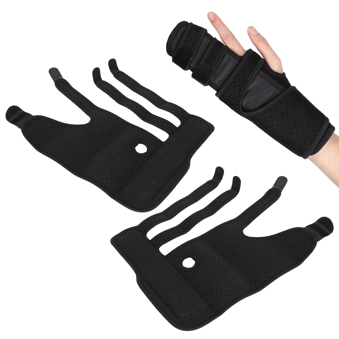 new Professional Trigger Finger Splint Hand Brace Metacarpal Support For Broken Fing koeek - KOEEK