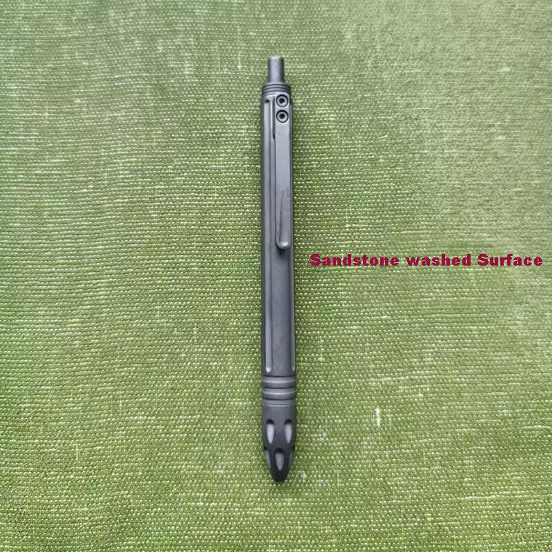 TC4 Titanium Practical Ballpoint Pens Office Signature Metal Pen EDC Multi-Tools 07FC0E-D4 - KOEEK