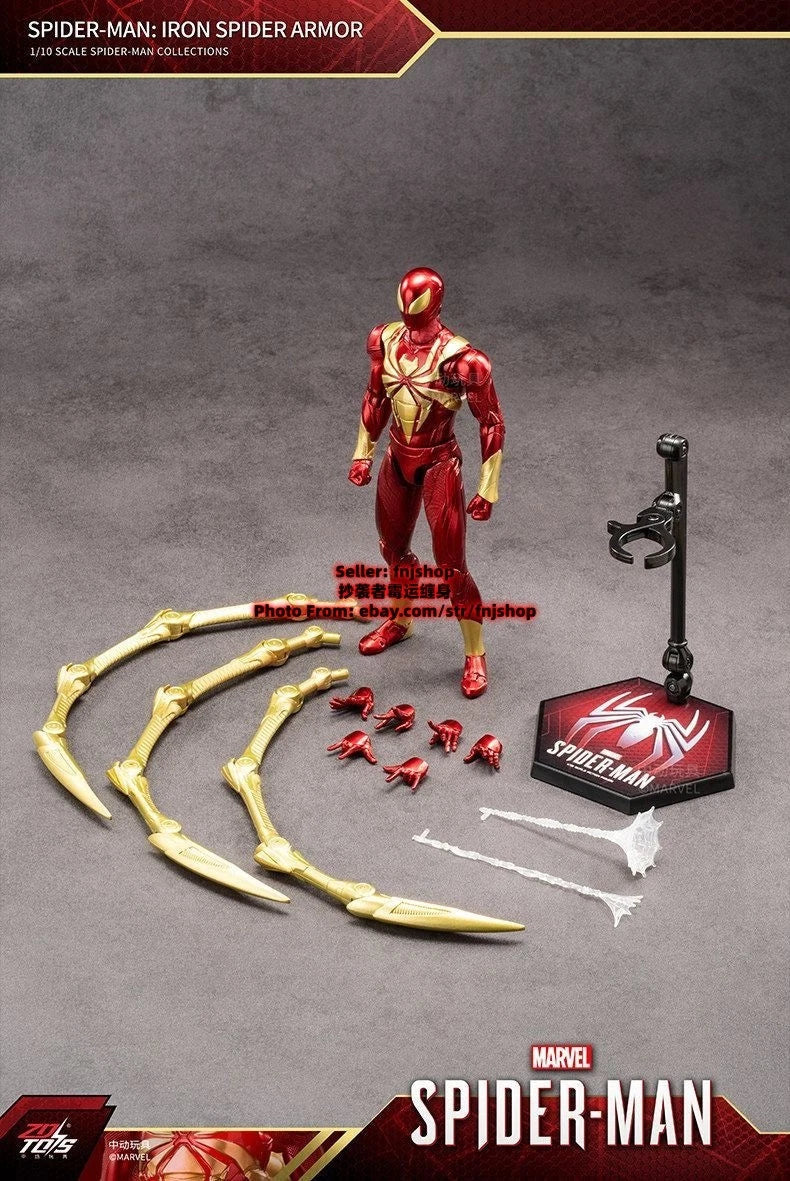 ZD Toys Spider-Man Iron Spider Armor 1/10 Collectible Action Figure IN STOCK ZD_TOY - KOEEK