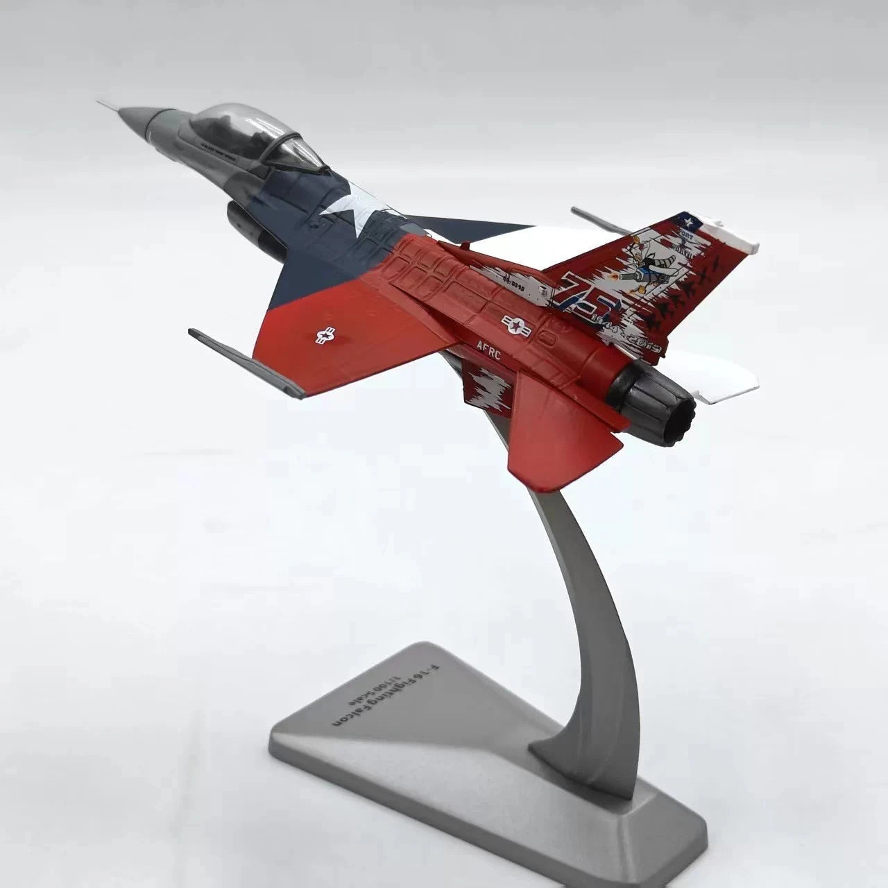 1:100 USAF F-16 Falcon Fighter Jet Model Diecast Plastic Military Aircraft 07FC0E-D4 - KOEEK