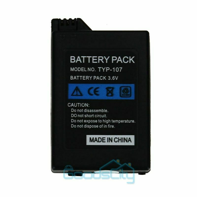 nyt 2-20X 3600 mah genopladeligt batteri til PSP Slim 2000/2001/3000/3001/3003+oplader