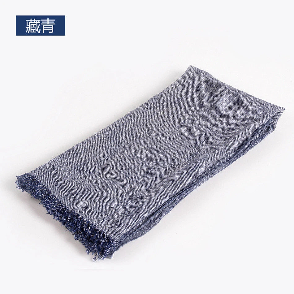 Mens  Cotton Scarf Unisex Breathable Bandana Neck Wrap Scarves Neckerchief 07FC0E-D4 - KOEEK