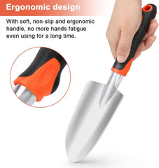 new Garden Shovel Hand Trowel, Heavy Duty with Orange 07FC0E-D4 - KOEEK
