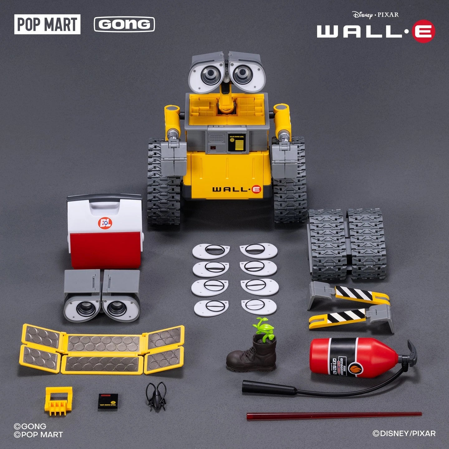 GONG WALL‑E Robot Model Kit Assembly Action Figure Gift Toy  Collectible GONG - KOEEK