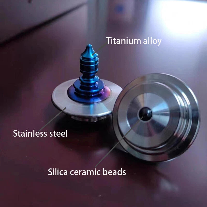 Hand Twisting Men Decompression Fingertips Spinning Top Gyroscope Toy Boring 07FC0E-D4 - KOEEK