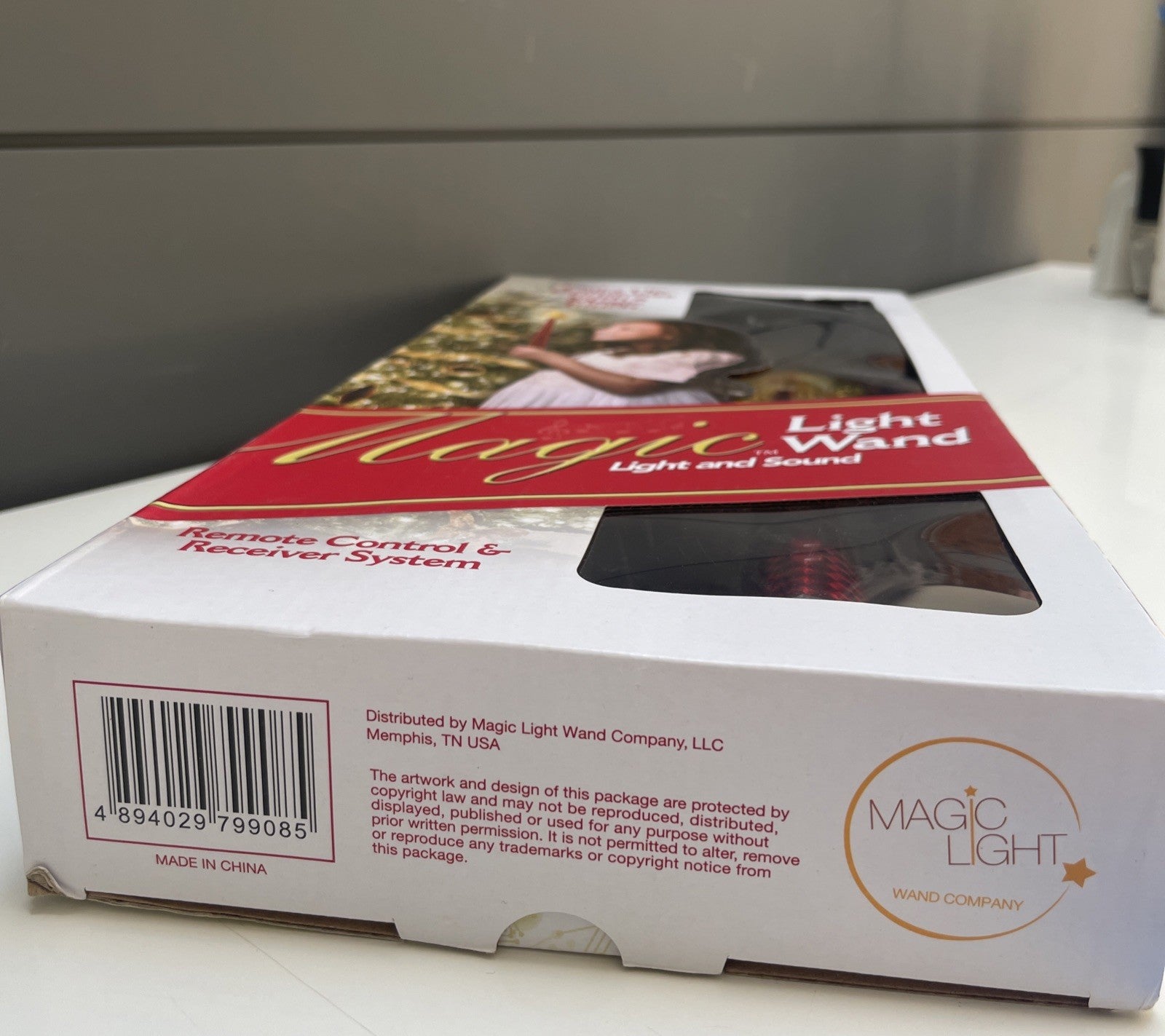 ! Christmas Magic Light Wand w/ Remote Control, Light & Sound, Red Wand NIB MAGIC - KOEEK