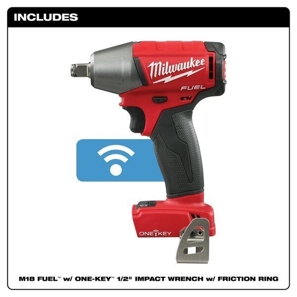 ny Milwaukee Tool 2759B-20 M18 Brændstof med en-nøgle kompakt slagnøgle