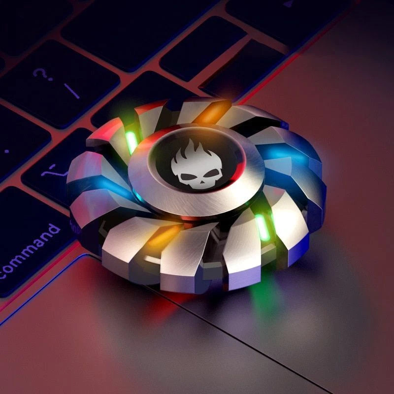 Metal Luminous Fidget Spinner Toys Adults EDC Antistress Hand Spinner Toys 07FC0E-D4 - KOEEK