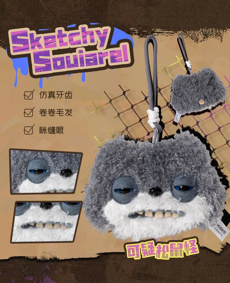 HUGKIS x Fuggler Officially Plush Coin Purse Earphone Pouch Bag Charm FUGGLER - KOEEK