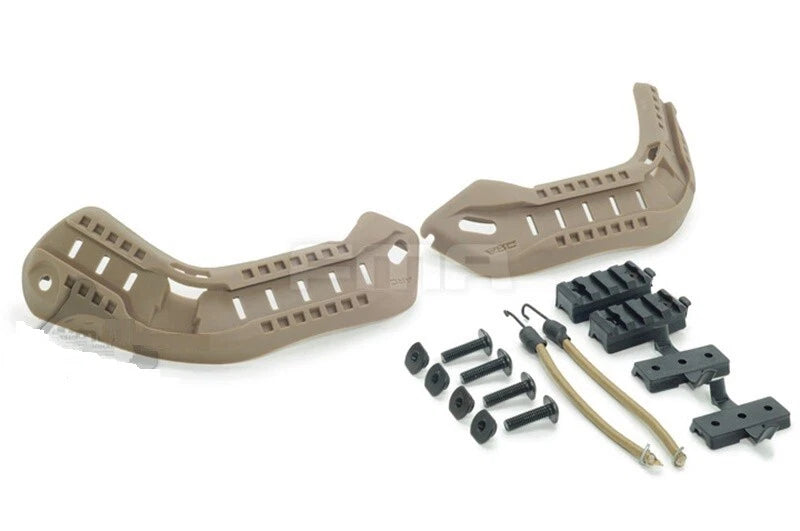MICH2000 Tactical Helmet ACH ARC Accessory Rail Combat Helmet With Bungees 07FC0E-D4 - KOEEK