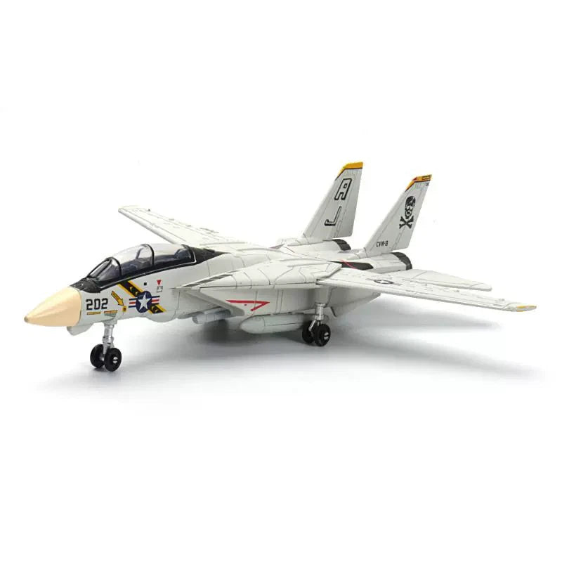 1/72 US F-14A Tomcat VF-84 Jolly Rogers Fighter Plastic Painted Unassembled 07FC0E-D4 - KOEEK
