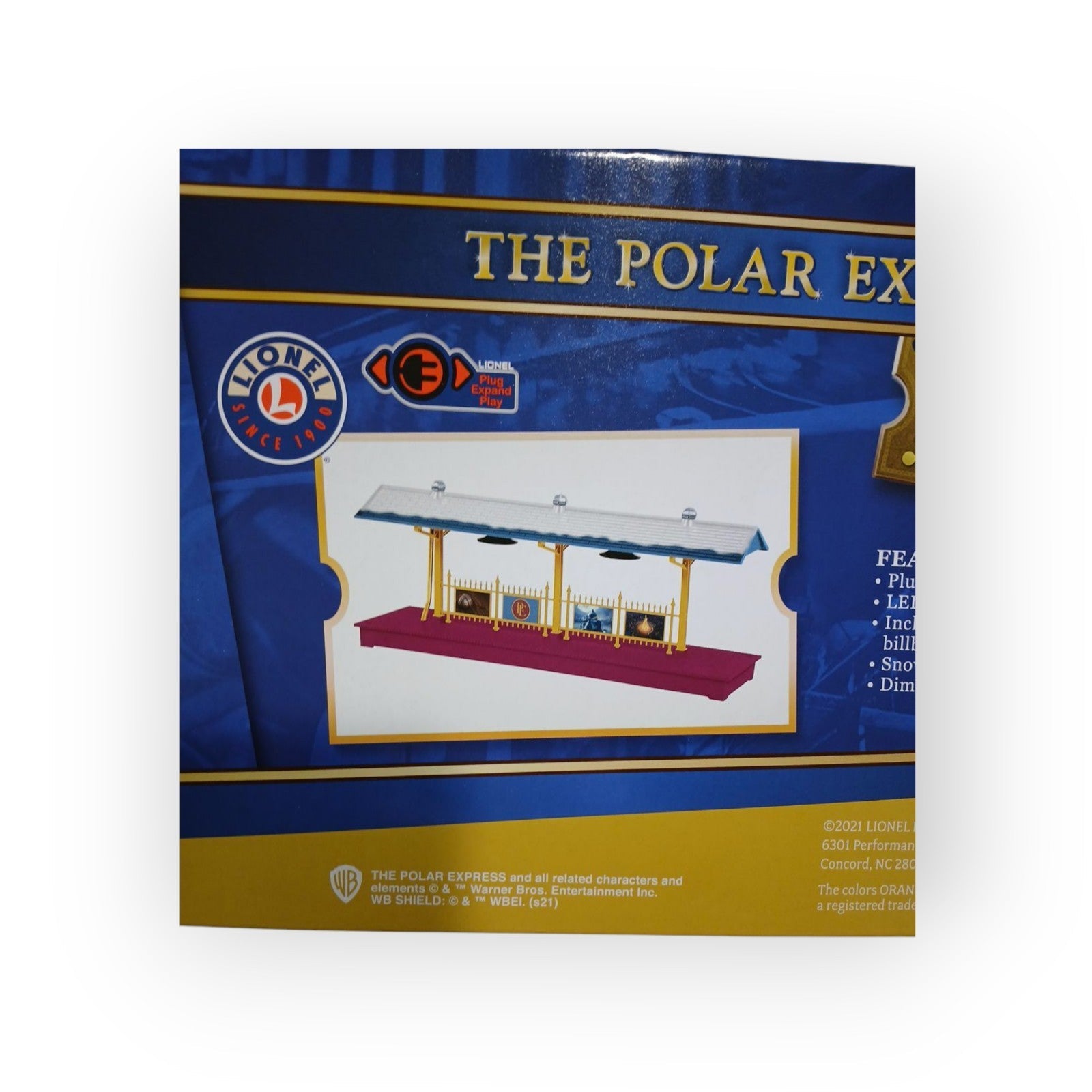 LIONEL POLAR EXPRESS STATION LIGHTED PLATFORM train passenger freight 1929060 LIONEL - KOEEK