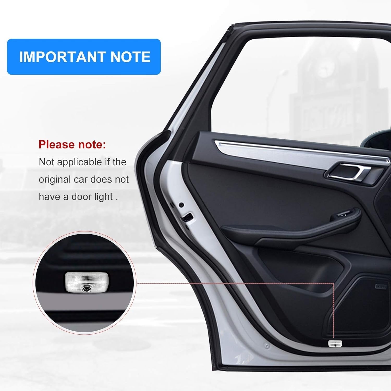 new YANF Car Door Lights Logo, Projector Infinity-2pcs, Fit Infiniti 2pcs