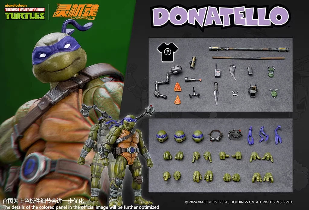 LingJiHun TMNT Leonardo Raphael Donatello Michelangelo Action Figure In Stock LINGJIHUN - KOEEK