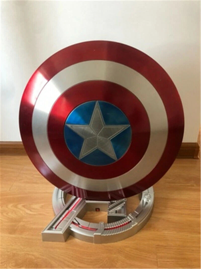 The Avengers Captain America Shield Base Cospaly LED Light Display Stand Model 07FC0E-D4 - KOEEK