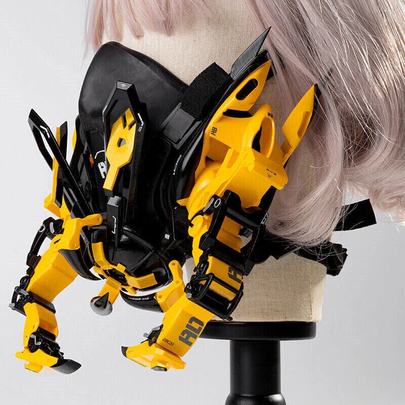 Cosplay Cyberpunk Wasp Resin Mask Cosplay Technology Nightclub Masks Stage Props 07FC0E-D4 - KOEEK