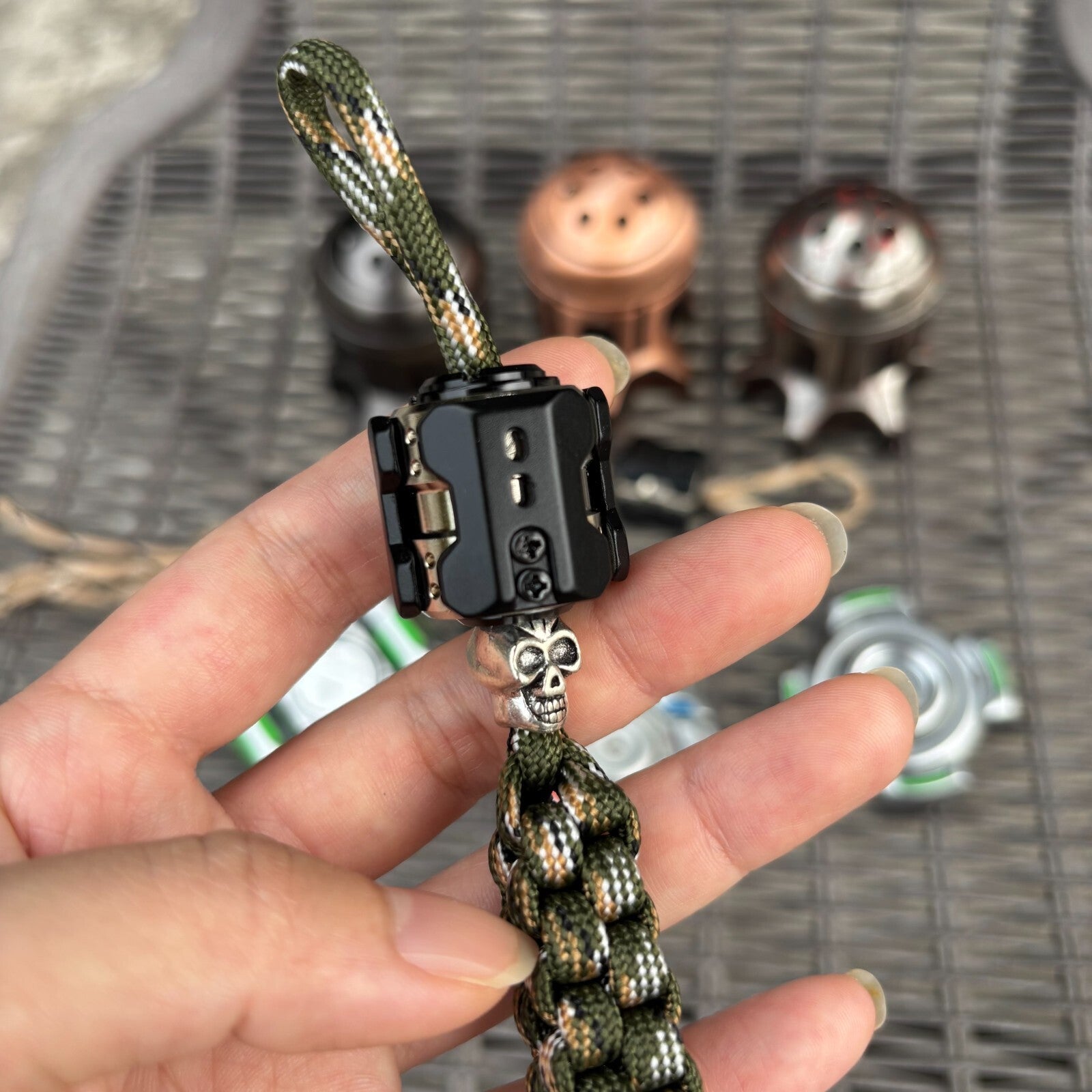 Pendant EDC Fidget Spinner Stress Relief Adult Stress Relief Metal Spinning Toys 07FC0E-D4 - KOEEK