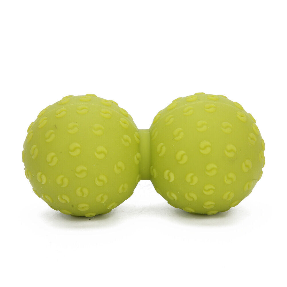 new Double Massage Ball Back Shoulder Release Deep Tissue Massage Ball(Green ) HGF koeek - KOEEK