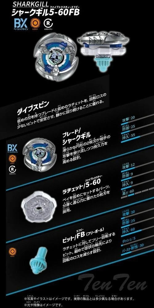 Tomy Takara EmperorMight Deck Set Beyblade X Burst Booster CX11 Starter Official TAKARA - KOEEK