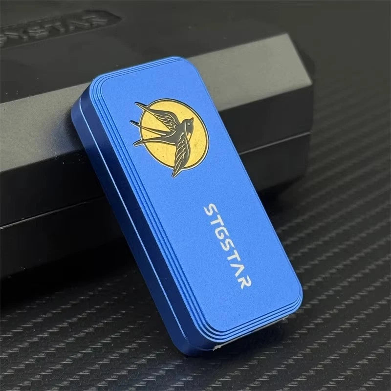 Novelty Swallow Push Fidget Slider Personalized Relaxation Alloy EDC Fidget Toy 07FC0E-D4 - KOEEK