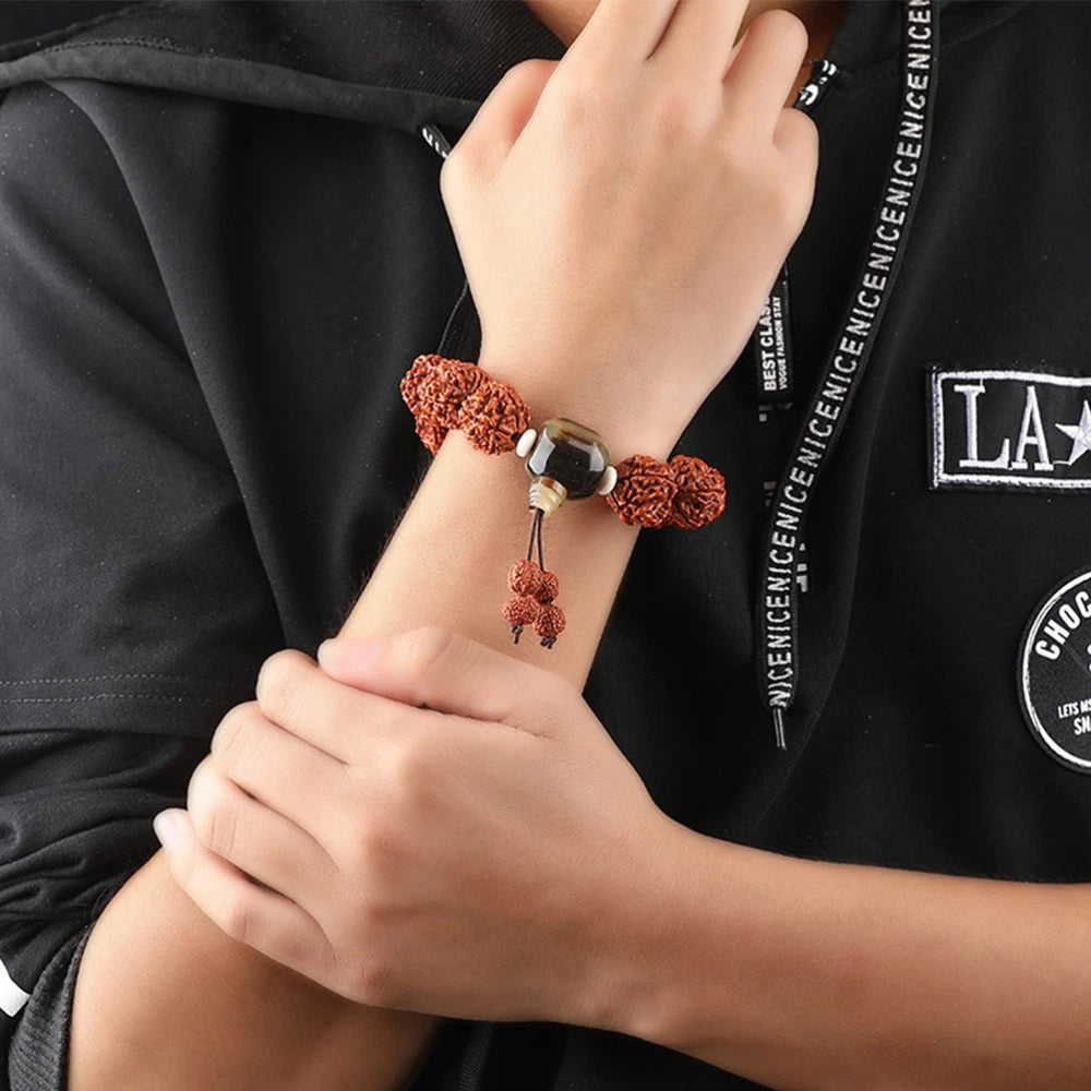 Bodhi Hand Bracelet Natural Bodhi Bracelet Ornament Chic Bracelet 07FC0E-D4 - KOEEK