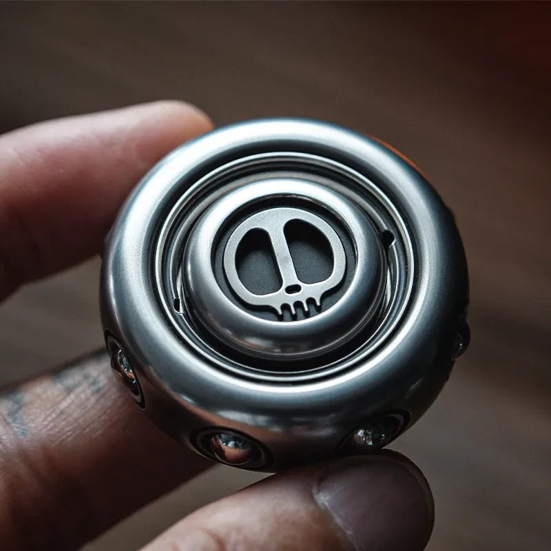 LAUTIE SAM Ring Metal Gyro Fidget Spinner Devil's Son EDC Finger Rotation Toys 07FC0E-D4 - KOEEK
