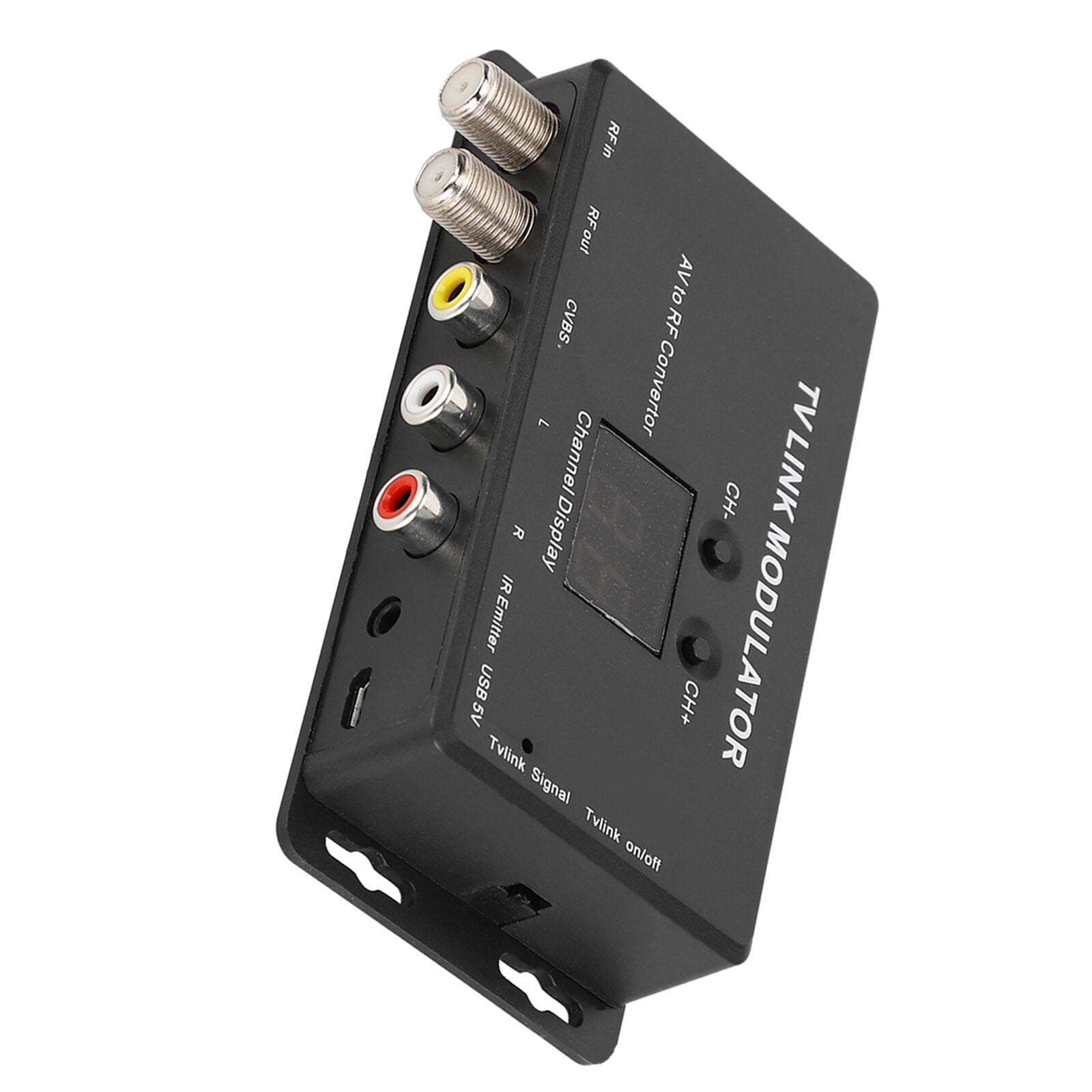 new TV Link Modulator UHF Modulator AV To RF Converter With Channel Display USB koeek - KOEEK