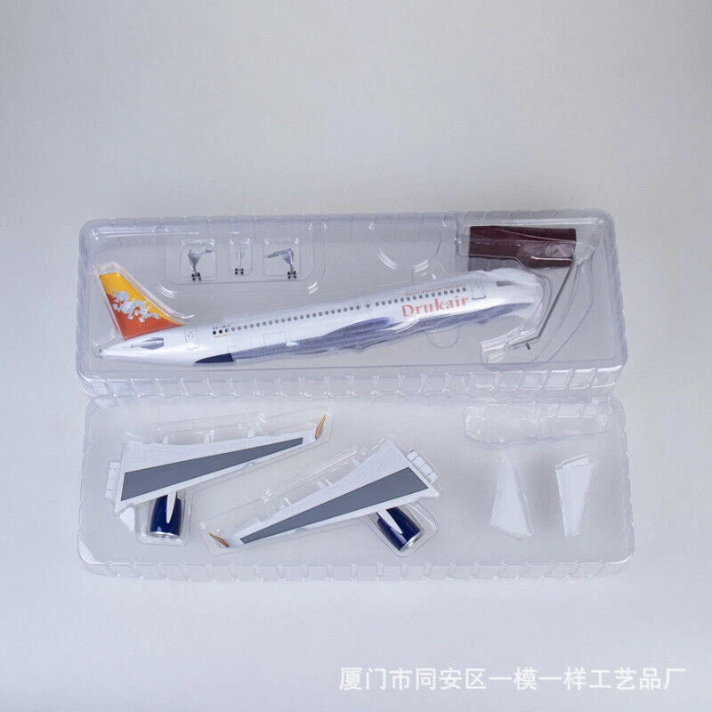 1/80 Bhutan Airlines A320neo passenger Plane B747 47cm Airplane Display Toy 07FC0E-D4 - KOEEK