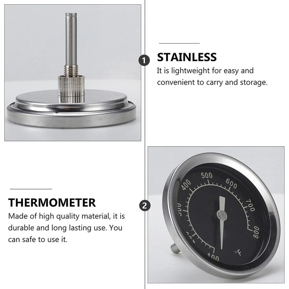 Durable Bimetal Thermometer Stainless Steel Oven Cooking Dial Thermometer 07FC0E-D4 - KOEEK
