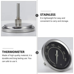 Durable Bimetal Thermometer Stainless Steel Oven Cooking Dial Thermometer 07FC0E-D4 - KOEEK