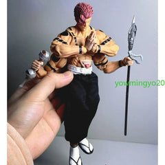 1/12 Jujutsu Kaisen Ryomen Sukuna PVC Action Figure Model Collection Toy Custom 07FC0E-D4 - KOEEK