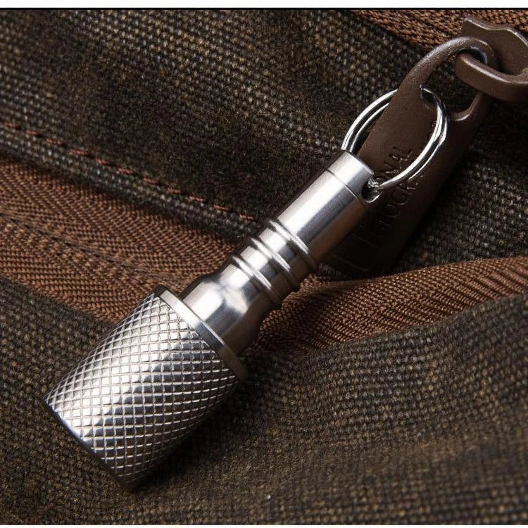 Titanium Pill Holder Case Organizer container Waterproof Portable Keychain EDC 07FC0E-D4 - KOEEK