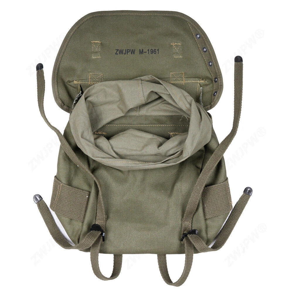 US Army M1961 Canvas Messenger Bag Military Green Outdoor Tactical Shoulder Bag 07FC0E-D4 - KOEEK