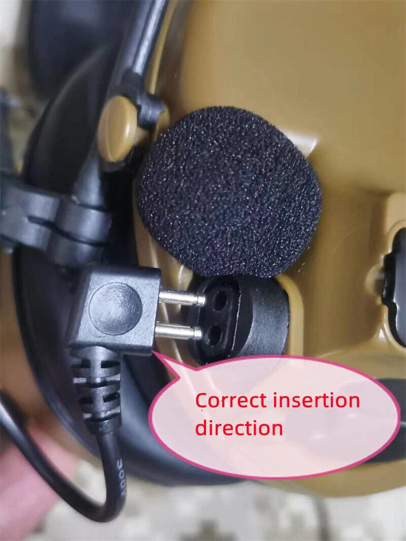 Comtac-III XPI VI Helmet Version Tactical Headset Pickup Noise Replica Reduction 07FC0E-D4 - KOEEK