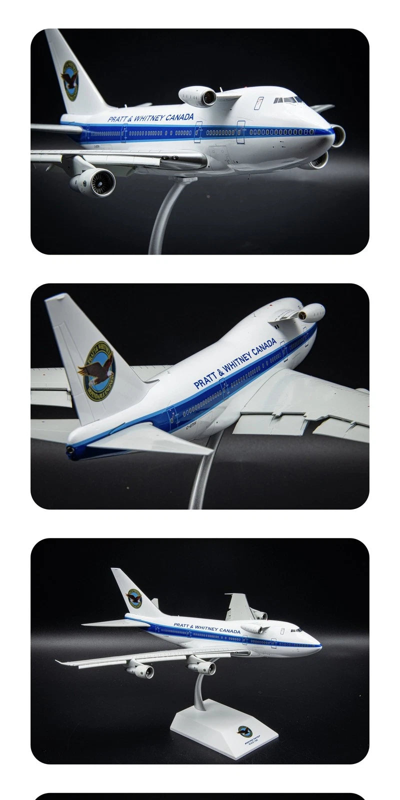 JC Wings 1:200 Boeing 747SP C-GTFF Model Plane Aerial Test Bench Diecast Airplan JC_WINGS - KOEEK