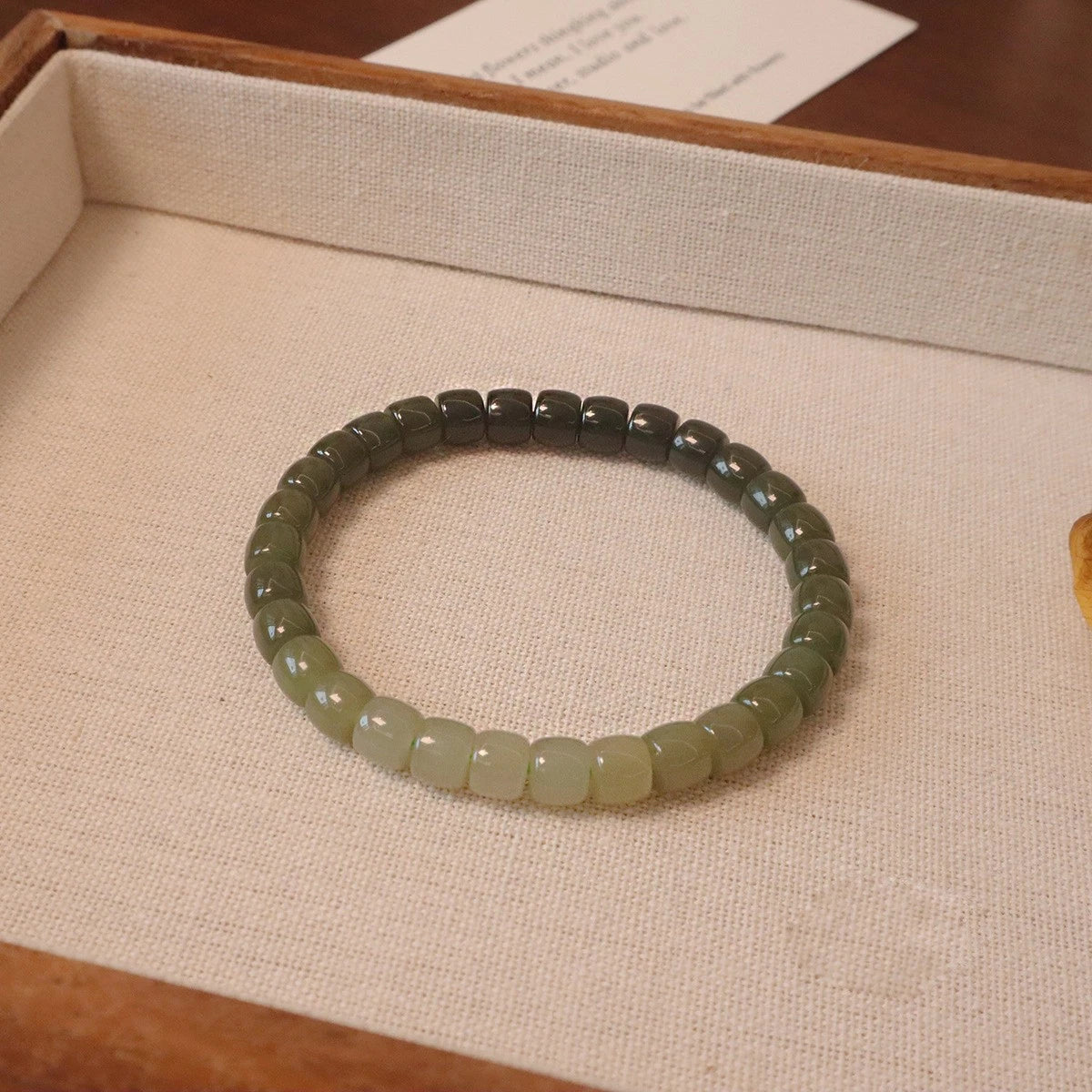 Natural Clear Water Hotan Jade Bracelet Gradually Changes Hotan Jade Bracelet 07FC0E-D4 - KOEEK
