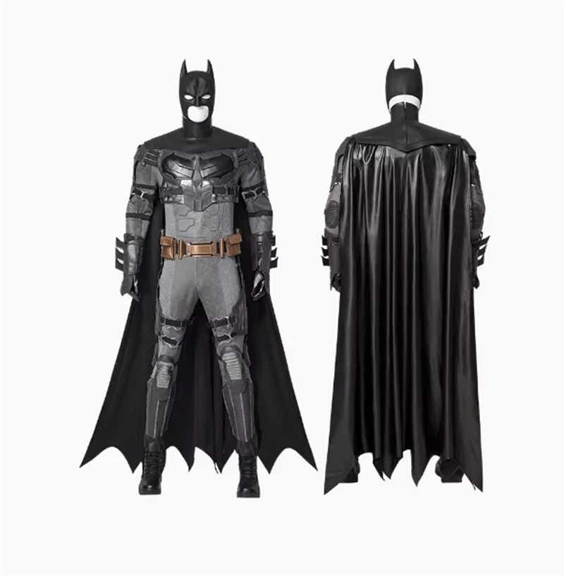 DC Batman Ben Affleck Cosplay Costume Outfit Bodysuit Mask Shoes Lot Halloween 07FC0E-D4 - KOEEK