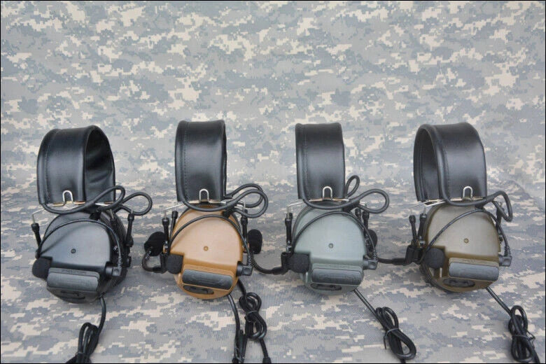 US!! PELTOR Comtac III Headset for TCA PRC148 152 Noise Reduction MBITR Headset TCA - KOEEK
