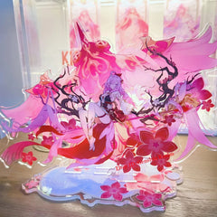 Anime Honkai Impact 3 Elysia Stand Establish  Figure Acrylic Gift 07FC0E-D4 - KOEEK